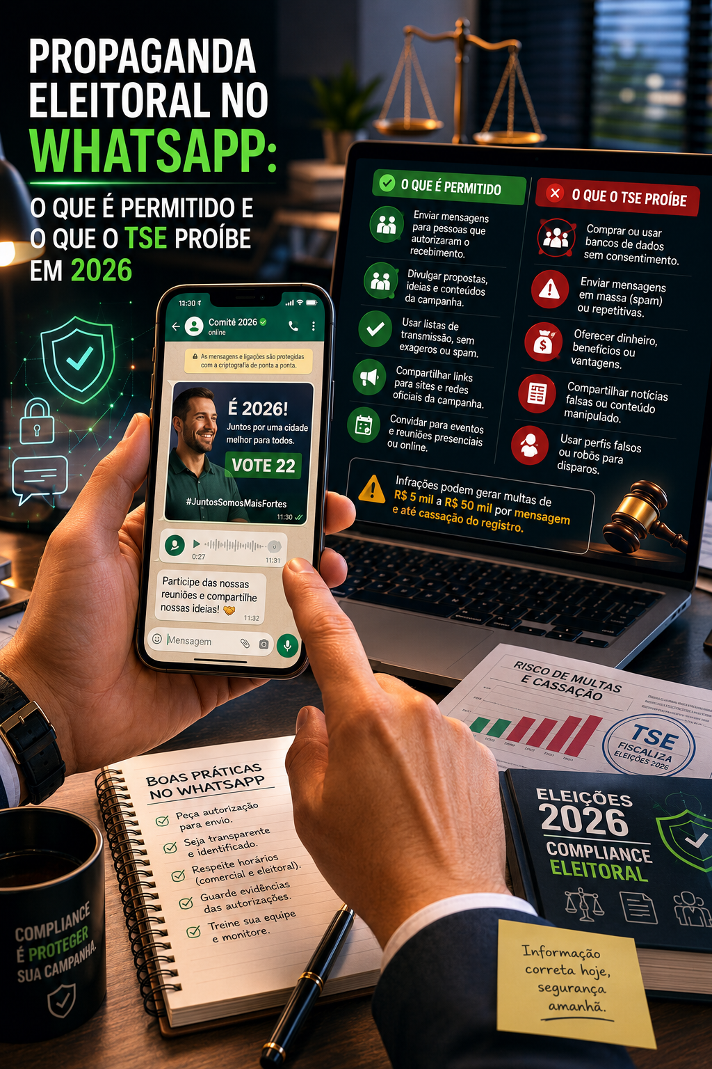 Propaganda eleitoral WhatsApp TSE 2026